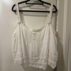 Wilfred White Button-Front Camisole